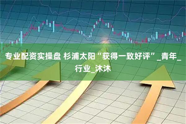 专业配资实操盘 杉浦太阳“获得一致好评”_青年_行业_沐沐